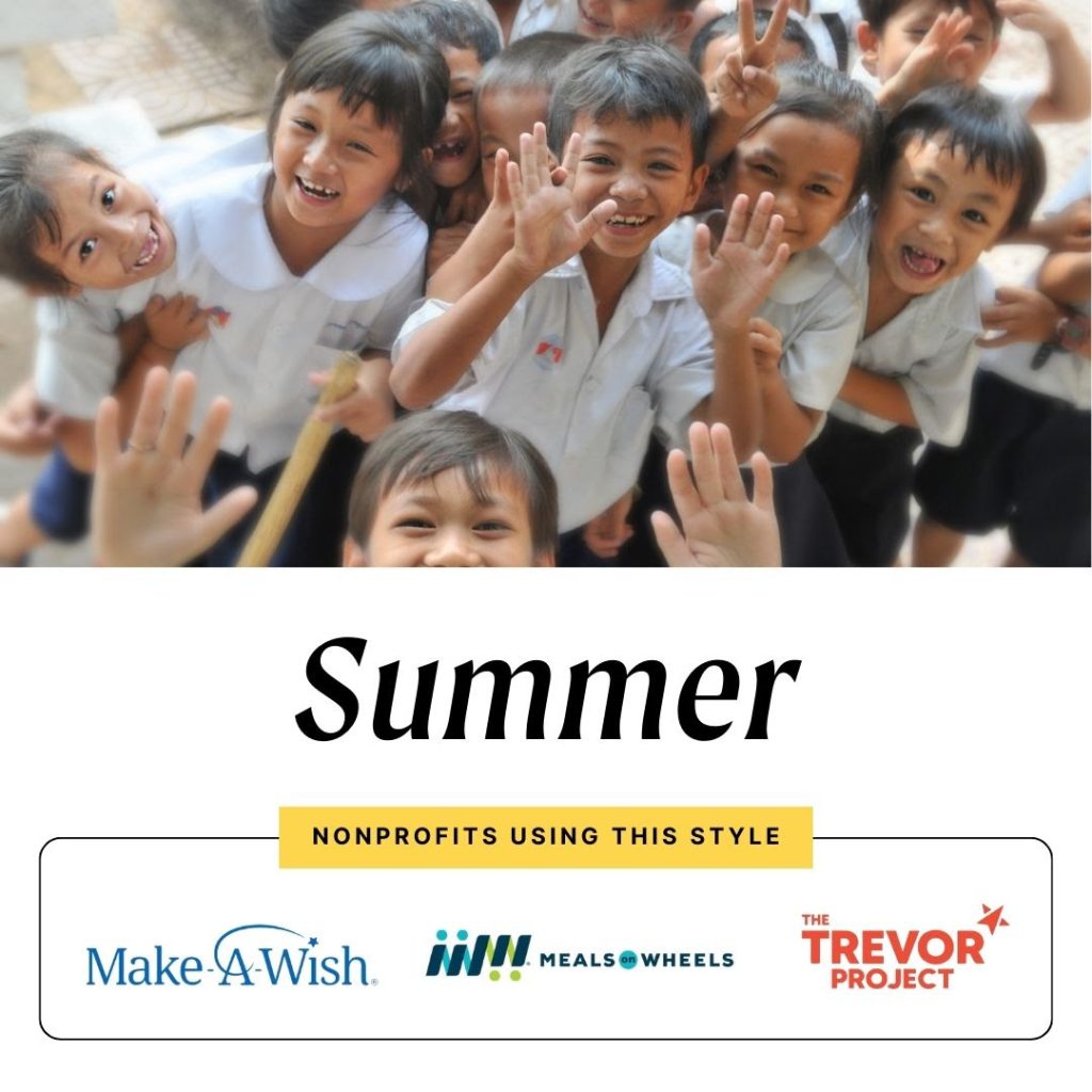 Summer seasonal branding ideas for nonprofits