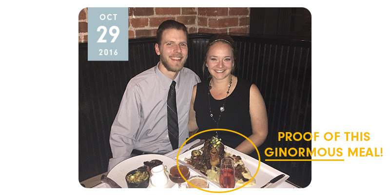Lauren Atherton and her husband Brett Atherton are dressed fancy for their engagement dinner. Notice the smiles on their faces as this is before they found out the cost of the dinner. Don't be surprised when getting quotes for your nonprofit logo costs.